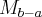 {M}_{b-a}