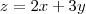 z=2x+3y z=2x+3y