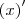 \left(x \right)' \left(x \right)'