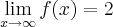 \lim_{x\rightarrow\infty}f(x)=2