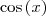 \cos \left ( x \right )