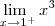 \lim_{\ x\to1^{+}}{x^3}