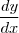 $\dfrac{dy}{dx}$ $\dfrac{dy}{dx}$