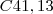 C41,13 C41,13