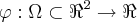 \varphi:\Omega\subset{\Re}^{2}\rightarrow\Re \varphi:\Omega\subset{\Re}^{2}\rightarrow\Re