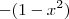 - (1-x^2)