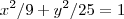 x^2/9+y^2/25=1