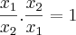 \frac{{x}_{1}}{{x}_{2}}.\frac{{x}_{2}}{{x}_{1}}=1