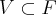 V\subset F V\subset F