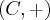 (C, +) (C, +)