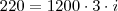 220=1200\cdot3\cdot i 220=1200\cdot3\cdot i