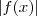 |f(x)|