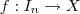 f : {I}_{n} \rightarrow  X