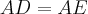 AD=AE
