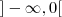 ]-\infty,0[