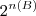 2^{n(B)}