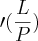 \prime(\frac{L}{P})