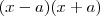 (x-a)(x+a)