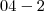 0 4 -2 0 4 -2