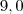 9,0
