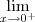 \lim_{x\rightarrow{0}^{+}} \lim_{x\rightarrow{0}^{+}}