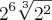 {2}^{6}\sqrt[3]{{2}^{2}}