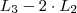 L_{3} - 2 \cdot L_{2}