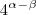 4^\alpha^-^\beta