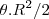\theta.R^2/2