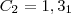 C_2=1,3\timesC_1