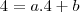 4=a.4+b 4=a.4+b