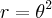 r={\theta}^{2}