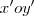 x'oy'