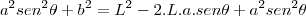 a^2sen^2\theta+b^2=L^2-2.L.a.sen\theta+a^2sen^2\theta