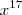 x^{17} x^{17}