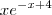 xe^{-x+4}