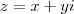 z=x+yi z=x+yi