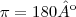 \pi=180º