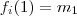 f_i(1) = m_1