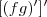 [(fg)^{\prime}]^{\prime}