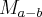 {M}_{a-b}