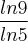 \frac{ln9}{ln5}