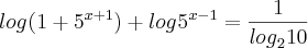 {log}_{}(1+{5}^{x+1})+{log}_{}{5}^{x-1}=\frac{1}{{log}_{2}10}