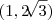 (1, 2\sqrt[]{3})