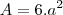A=6.a^2