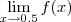 \lim_{x\to 0.5} f(x) \lim_{x\to 0.5} f(x)