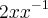2x{x}^{-1} 2x{x}^{-1}