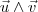 \vec{u} \wedge \vec{v}