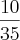 \frac{10}{35} \frac{10}{35}