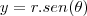 y=r.sen(\theta)